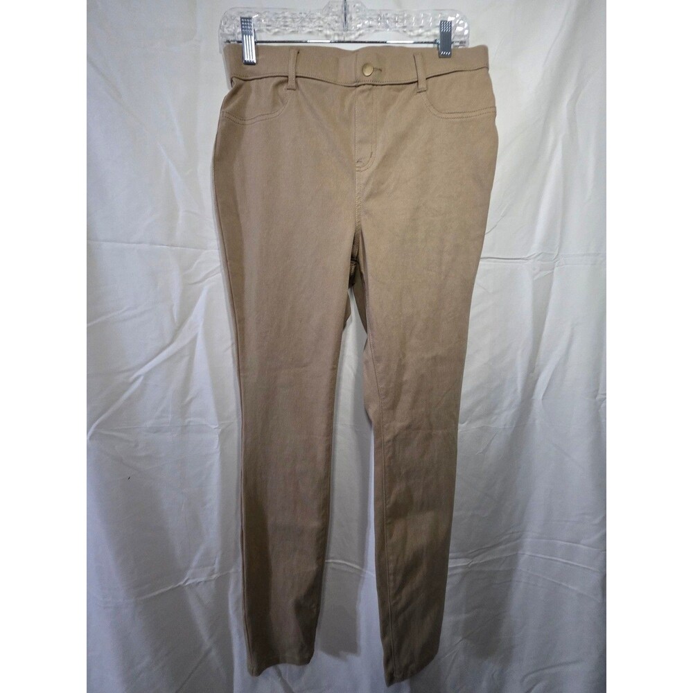 Time and Tru Womens Tan Chino Pants M 8-10 TT3010003001F Stretch
